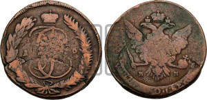 5 копеек 1766 года ММ (ММ, Красный  монетный двор)