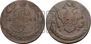 5 копеек 1768 года ЕМ (ЕМ, Екатеринбургский монетный двор)