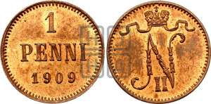 1 пенни 1909 года