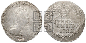 Гривенник 1783 года СПБ (новый тип)