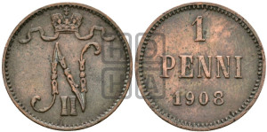 1 пенни 1908 года