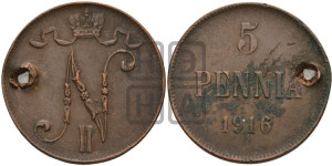5 пенни 1916 года