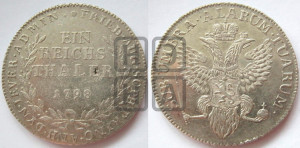 Ein reichsthaler 1798 года
