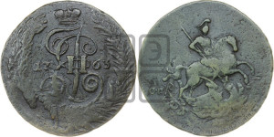 2 копейки 1763 года СПМ (СПМ, Санкт-Петербургский монетный двор)