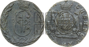 Денга 1769 года КМ (для Сибири)