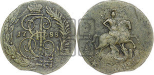 2 копейки 1788 года СПМ (СПМ, Санкт-Петербургский монетный двор)