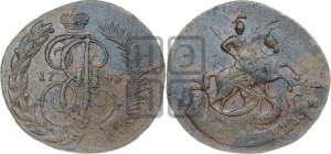 2 копейки 1793 года ЕМ (Павловский перечекан)