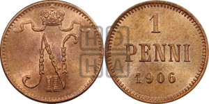 1 пенни 1906 года