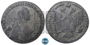 20 копеек 1766 года ММД (с шарфом на шее)