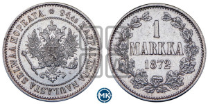 1 марка 1872 года S