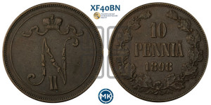 10 пенни 1898 года