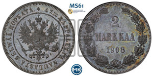 2 марки 1908 года L