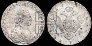 1 рубль 1777 года СПБ/ѲЛ (новый тип)