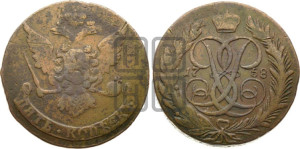5 копеек 1758 года (без букв)