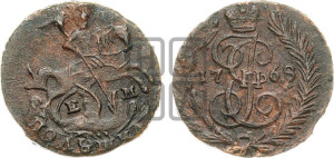 Полушка 1768 года ЕМ (ЕМ, Екатеринбургский монетный двор)