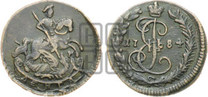 Денга 1784 года КМ (КМ, Сузунский монетный двор)