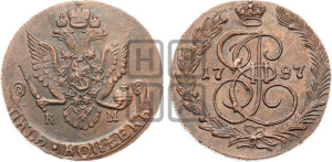 5 копеек 1787 года КМ (КМ, Сузунский монетный двор)