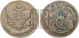 5 копеек 1788 года ММ (ММ, Красный  монетный двор)