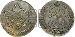 5 копеек 1789 года КМ (КМ, Сузунский монетный двор)