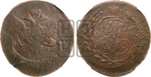 5 копеек 1793 года ЕМ (Павловский перечекан)