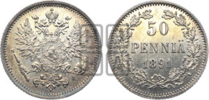 50 пенни 1891 года L