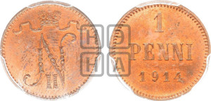 1 пенни 1914 года