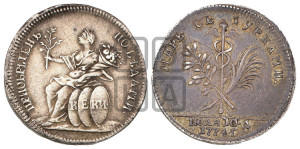 Жетон 1774 года (на заключение мира с Турцией 1774 г.)