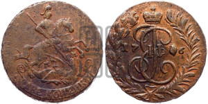 2 копейки 1766 года ММ (ММ, Красный  монетный двор)