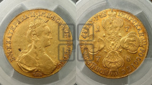 10 рублей 1778 года СПБ (новый тип, шея длиннее)