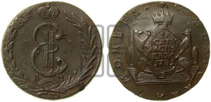 10 копеек 1781 года КМ (для Сибири)