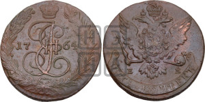 5 копеек 1764 года ЕМ (ЕМ, Екатеринбургский монетный двор)