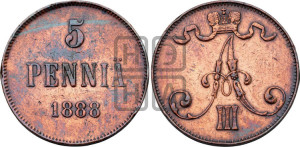 5 пенни 1888 года