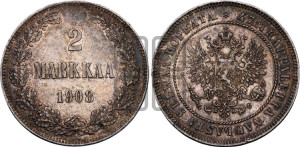 2 марки 1908 года L