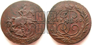 2 копейки 1765 года ММ (ММ, Красный  монетный двор)