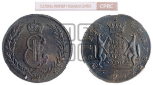5 копеек 1776 года КМ (для Сибири)