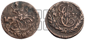 Полушка 1776 года ЕМ (ЕМ, Екатеринбургский монетный двор)