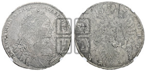 1 рубль 1736 года (с кулоном на груди)