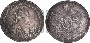 1 рубль 1740 года СПБ (петербургский тип)