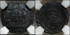 Денга 1768 года КМ (для Сибири)