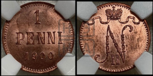 1 пенни 1900 года