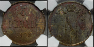 5 пенни 1906 года