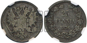 25 пенни 1876 года S