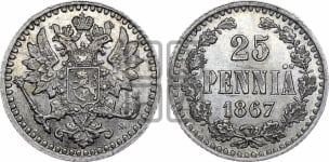 25 пенни 1867 года S