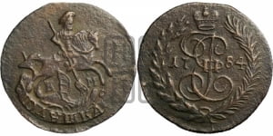 Полушка 1784 года КМ (КМ, Сузунский монетный двор)