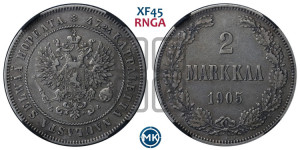 2 марки 1905 года L