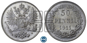 50 пенни 1911 года L