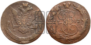 5 копеек 1771 года ЕМ (ЕМ, Екатеринбургский монетный двор)