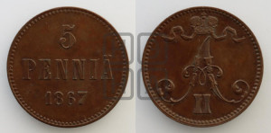 5 пенни 1867 года