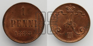 1 пенни 1883 года