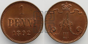 1 пенни 1892 года